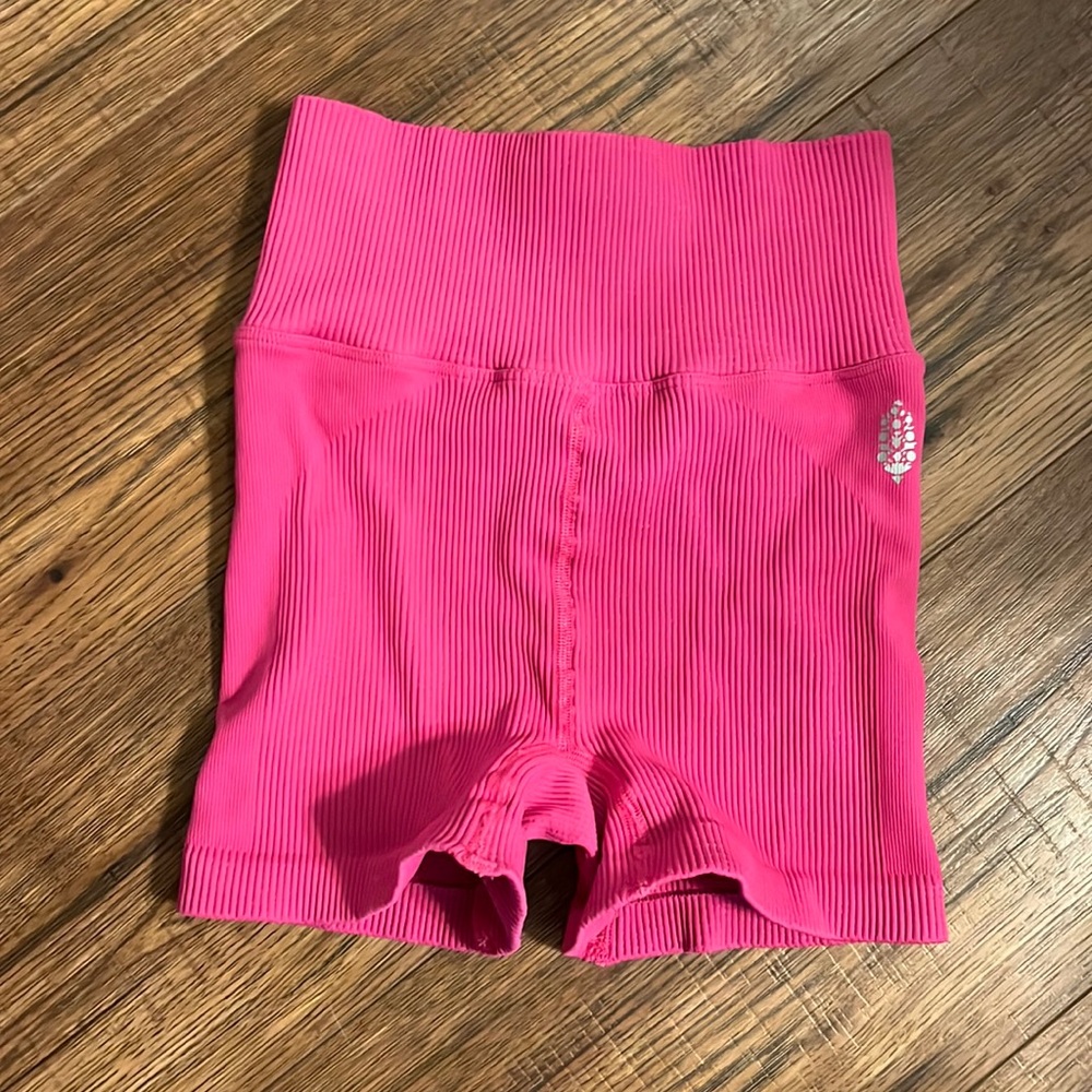 Free People Movement Happiness Runs Pink Shorts XS/S